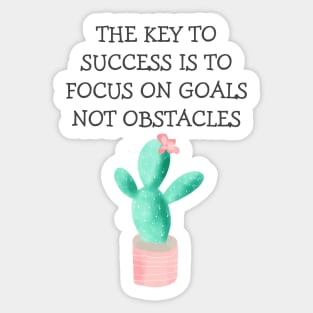 THE KEY TO SUCCESS Sticker